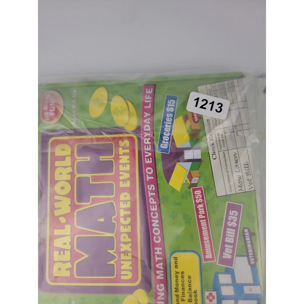 Teacher Created Resources Real World Math Unexpected Events Game TCR 7804 New